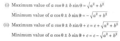 Maximum and Minimum Values of Trigonometric Expressions